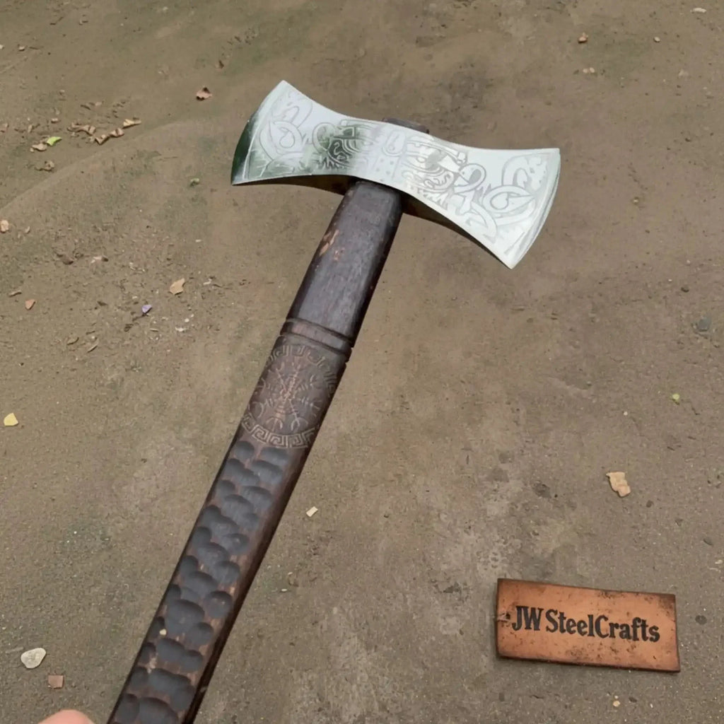 American Double Bit Axe Wood Handle | Outdoor Cutting Tool