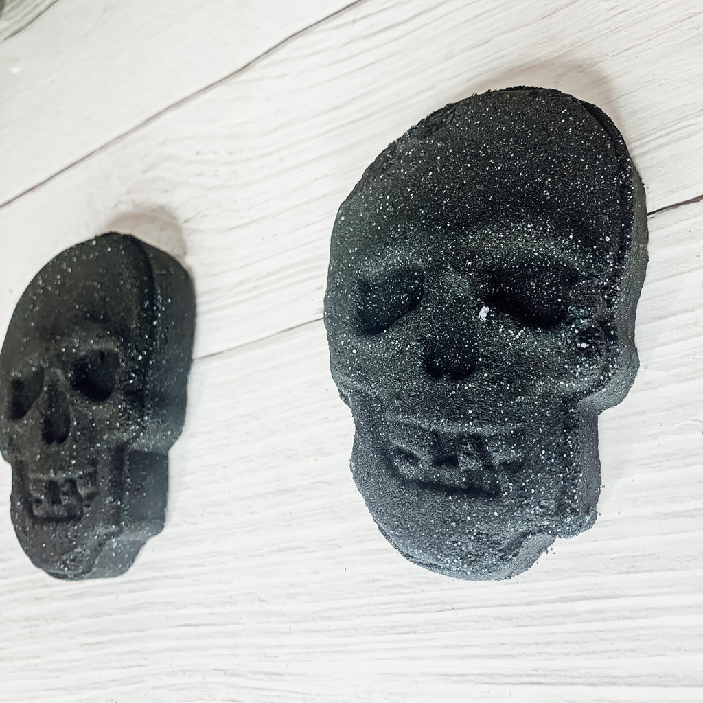 Halloween Skull Bath Bomb 5oz - Large Eucalyptus Spearmint Unisex Favor