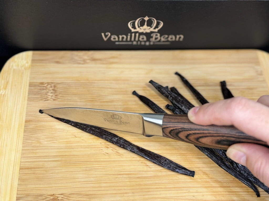Stainless Steel Paring and Peeling Knife - 3.5" or 5" Blade - Vanilla Bean Kings
