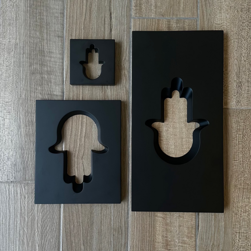 Elegant Concrete Hamsa for Home or Office - Hamsa Series