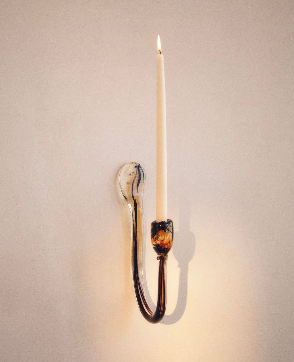 wall candle holder in fume