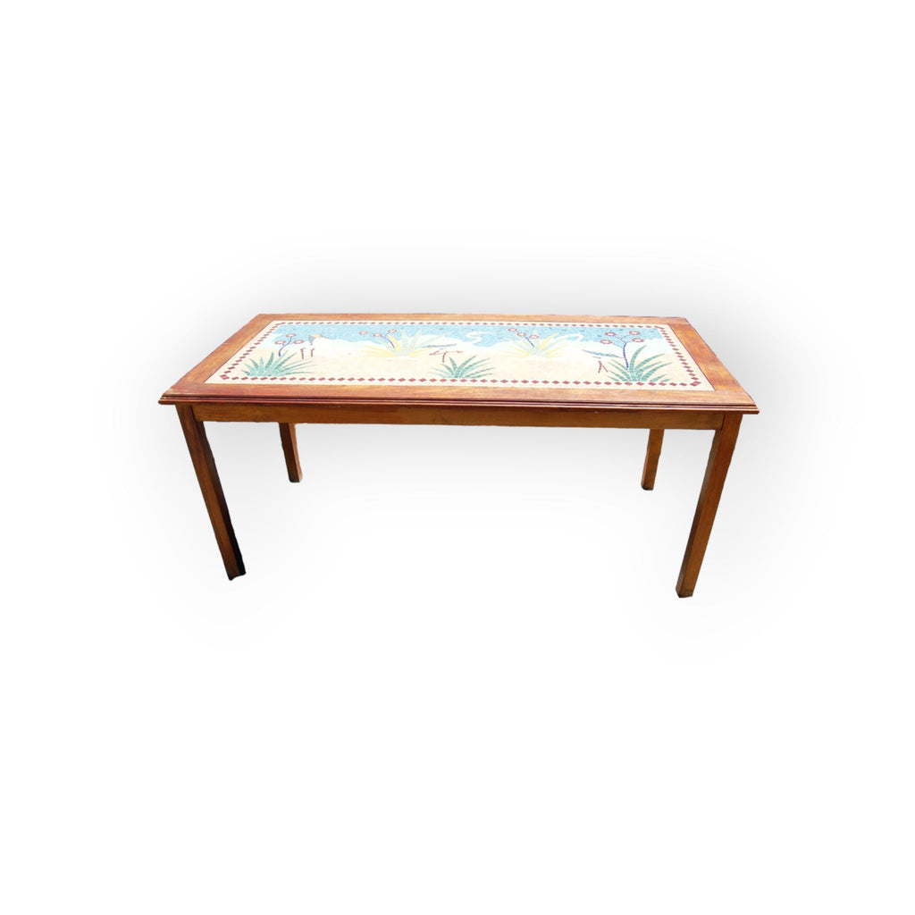 Coffee Table Mosaic Tile Inlay  33" x 60" Top