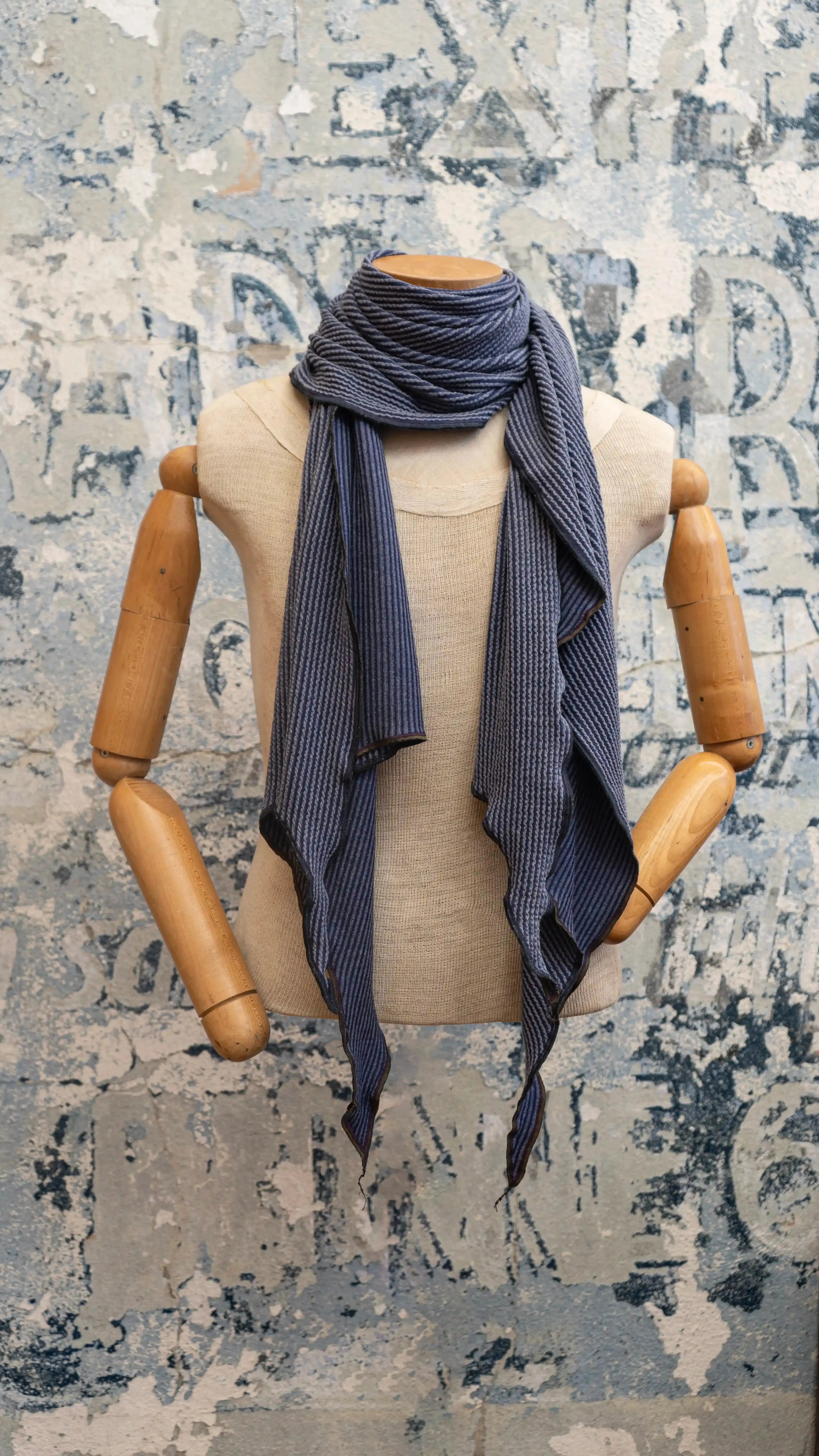 Indigo DNA Scarf