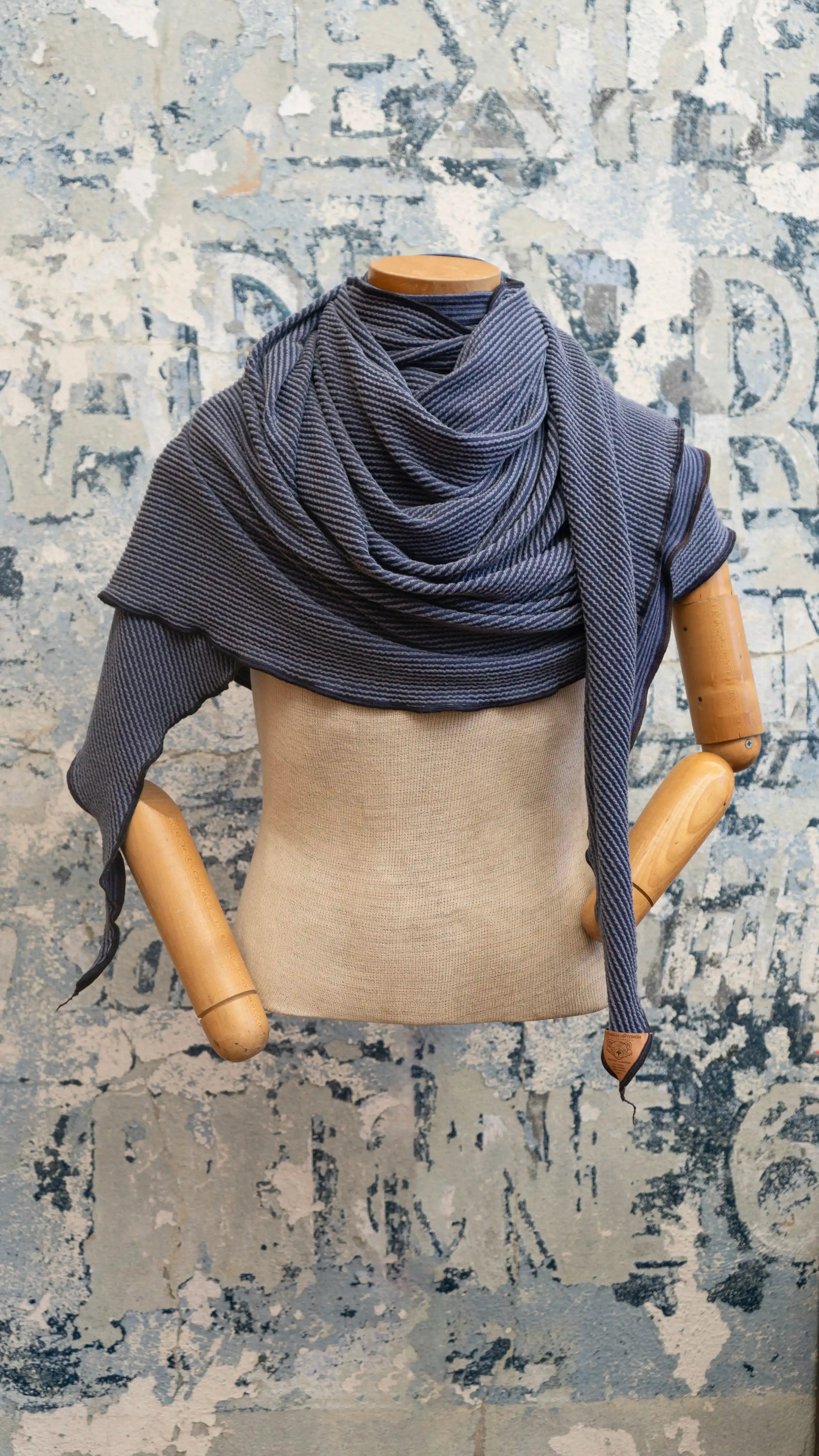 Indigo DNA Scarf