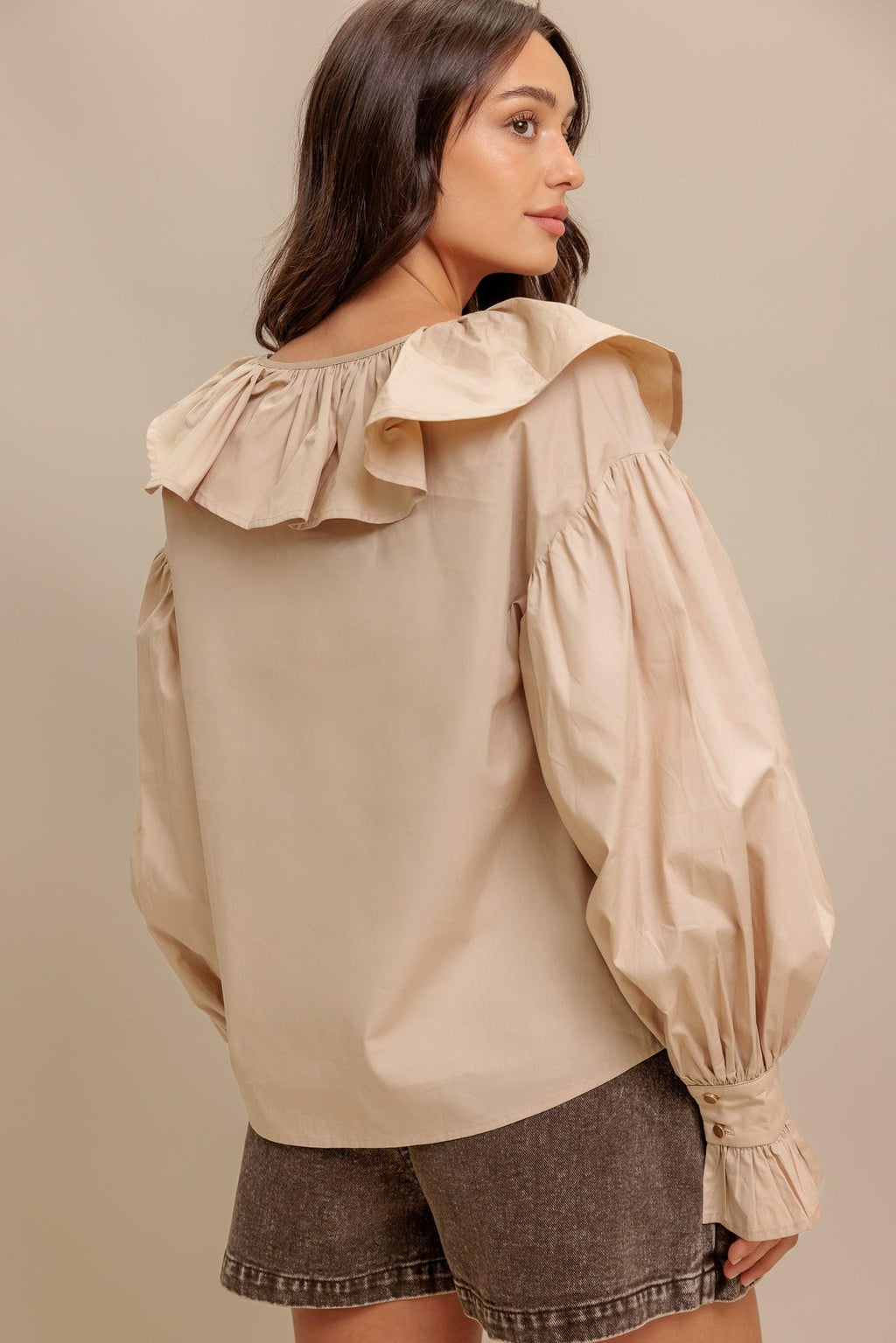 COUTURE CODE WOVEN TOP