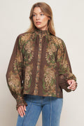 CELEBRITY MOMENT WOVEN TOP