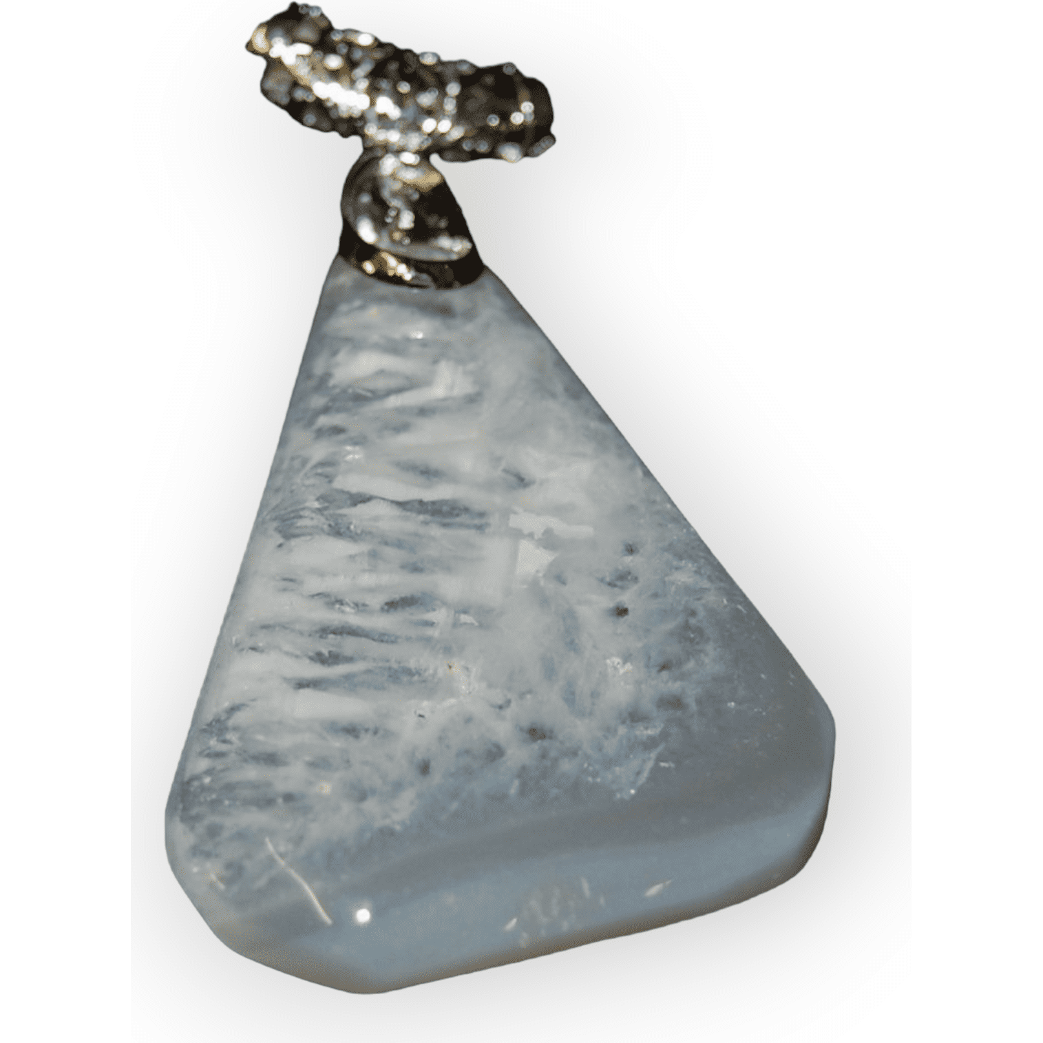 Ice Quartz Agate Pendant