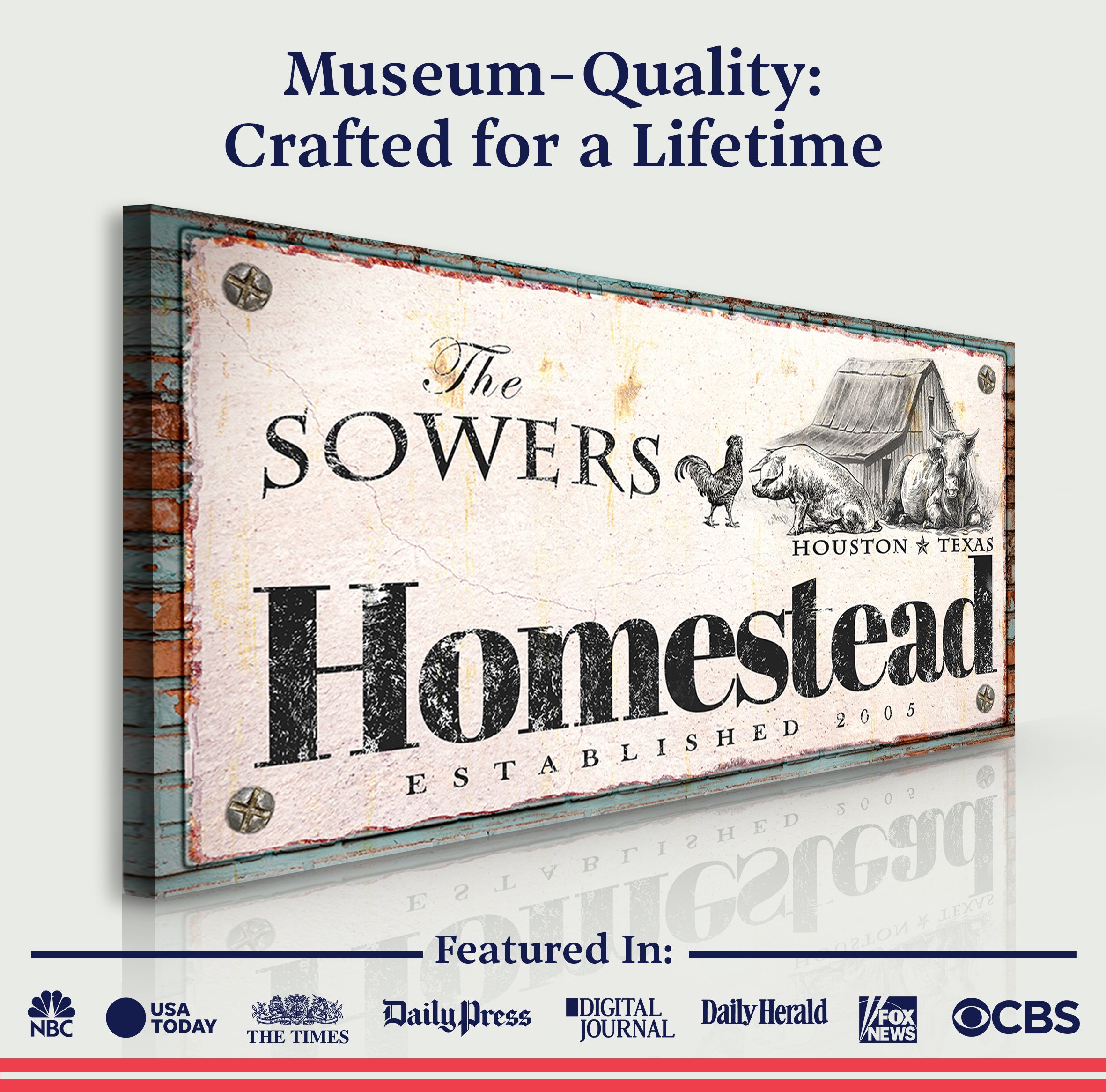 Homestead Sign III