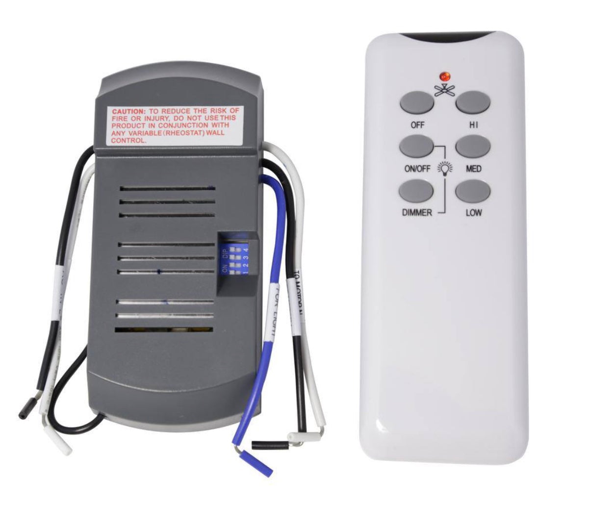 Substitute for Design House KUJCE10511 Ceiling Fan Remote Control Kit - 154286 [63T-AC83T-KIT]