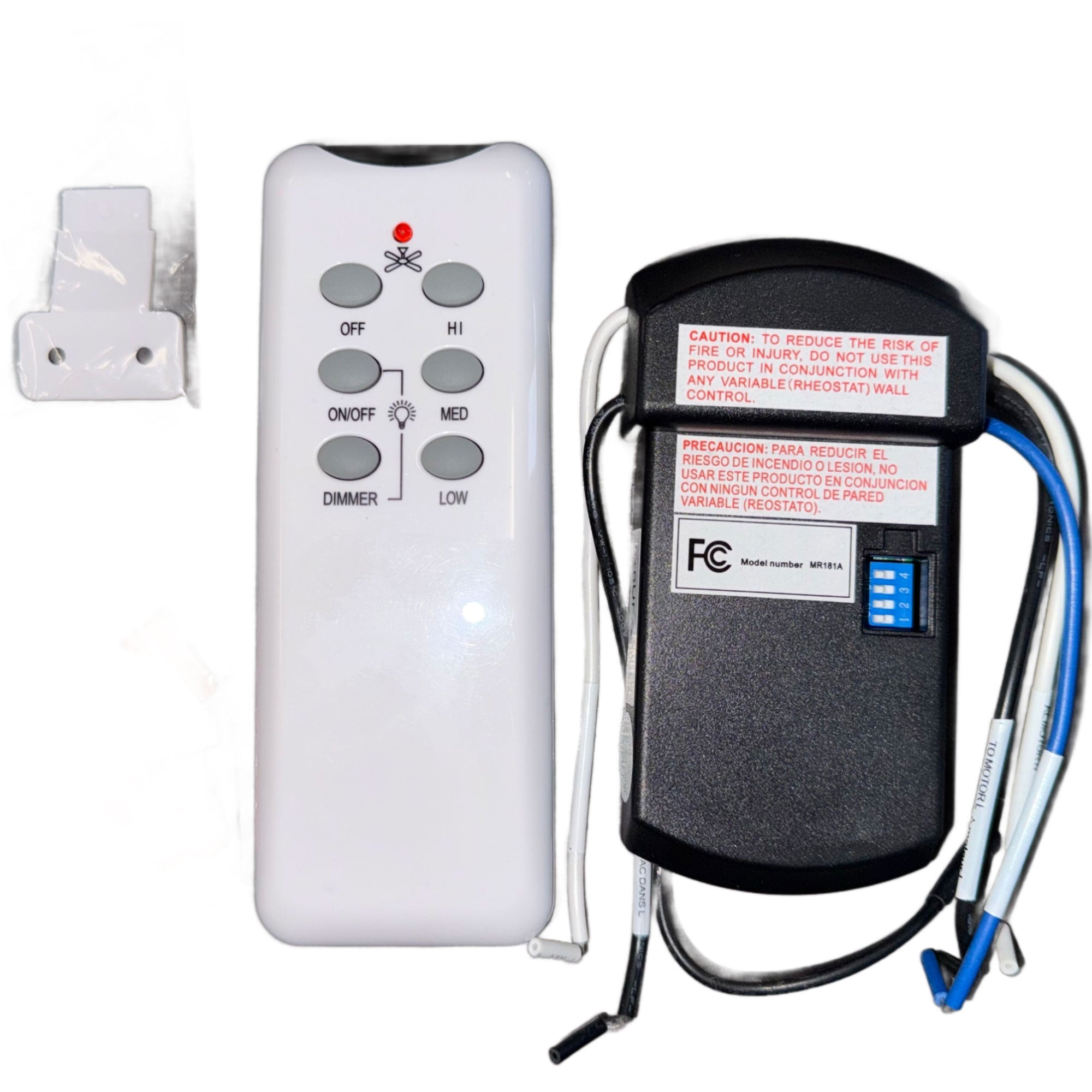 Substitute for Design House KUJCE10511 Ceiling Fan Remote Control Kit - 154286 [63T-AC83T-KIT]