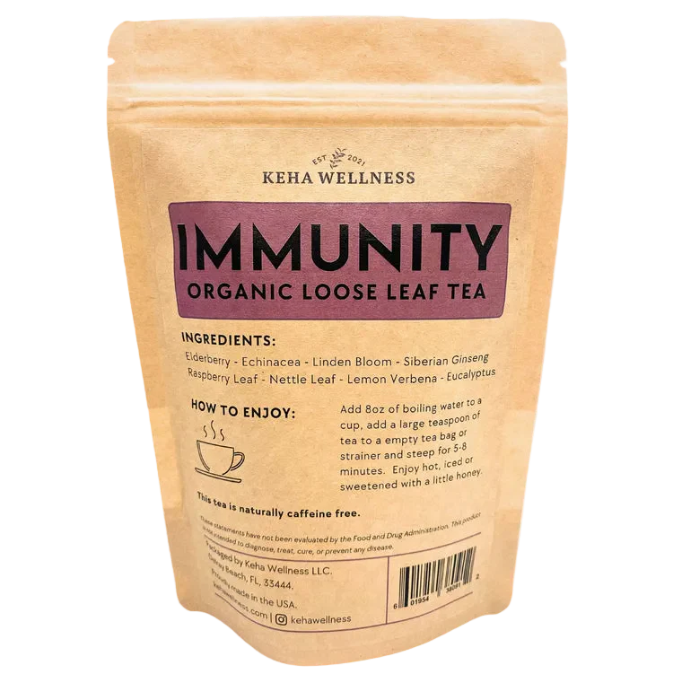Immunity Loose Leaf Tea — Elderberry & Echinacea | Organic Herbal Blend