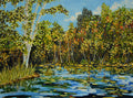 SOLD "Indian River" Oil Painting on Canvas. Artist Christi Dreese