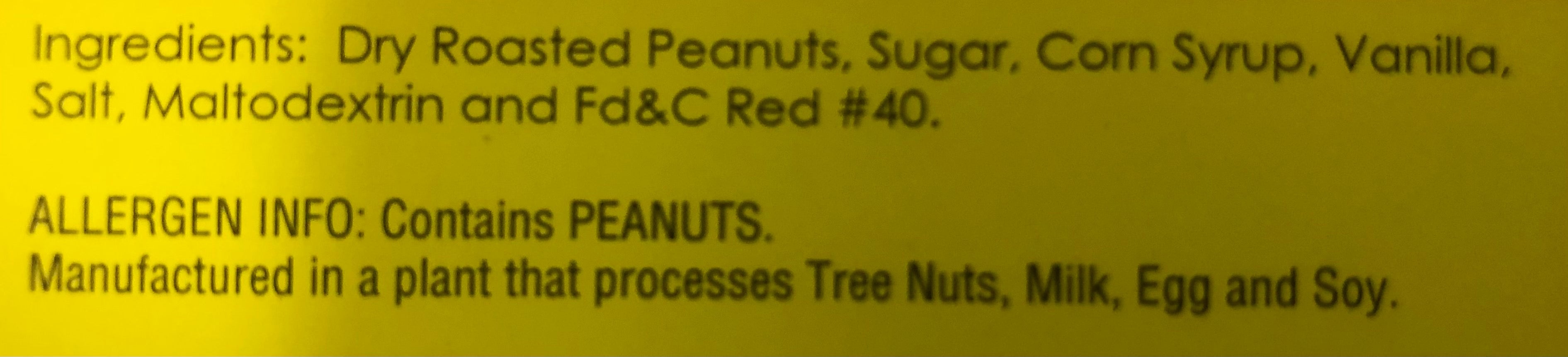Burnt Peanuts - Bag - 4oz
