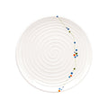 Melamine Dinner Plate, 12pc, 12-1/2"D (Colorful dots)