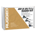 GMRS Mobile Radio Kit for Jeep Wrangler TJ LJ and JK - JK 2-Door (11-18) and TJ (97-06) and LJ (04-06) / G1 Waterproof