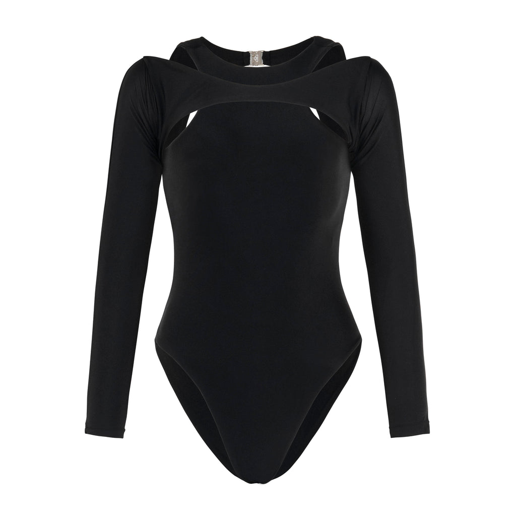 The Jupiter Open-back Recycled Two-piece Swimsuit In Black