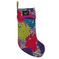 Christmas Stocking - Ornaments Purple