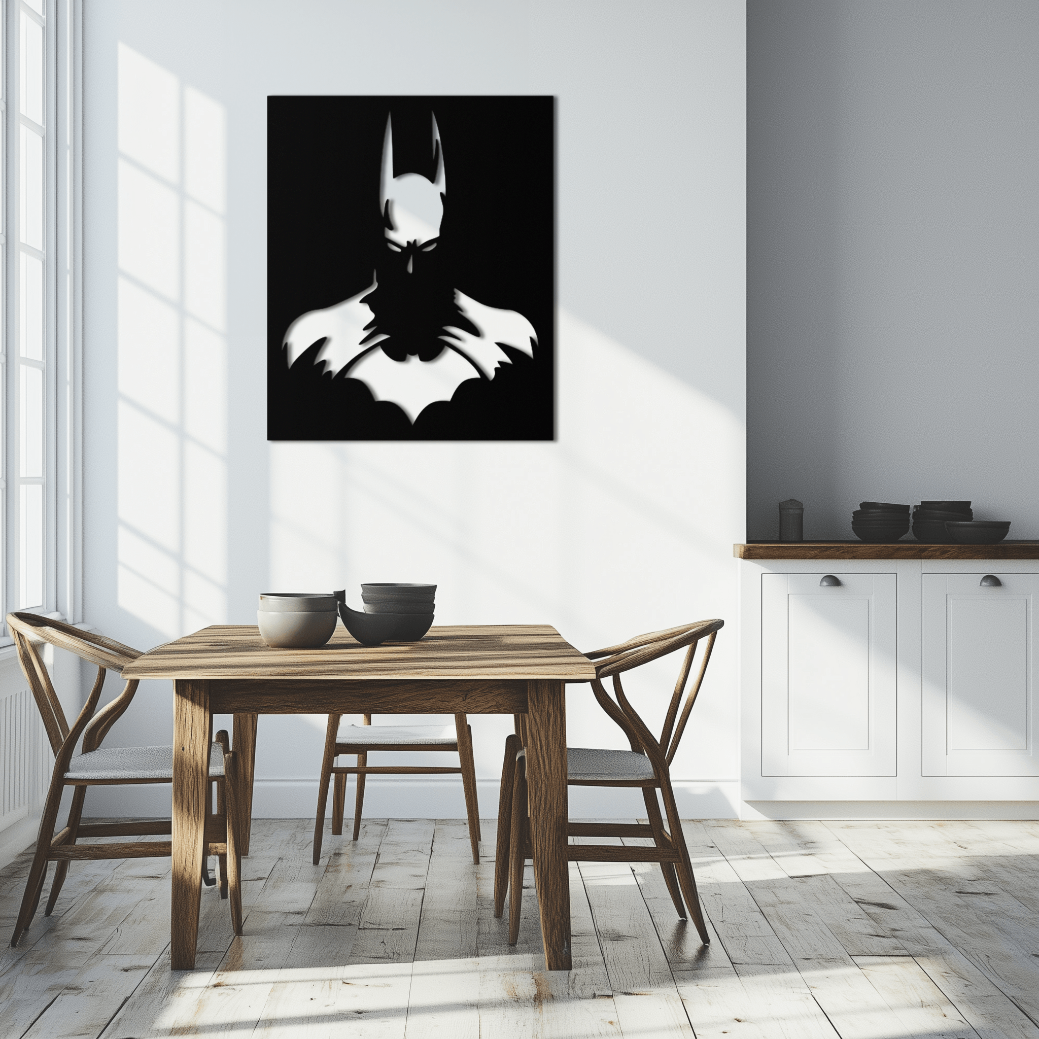 Steel Wall Art Batman Dark Knight Modern Design Premium Decor