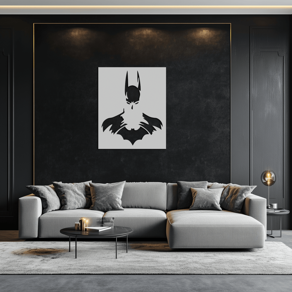 Steel Wall Art Batman Dark Knight Modern Design Premium Decor