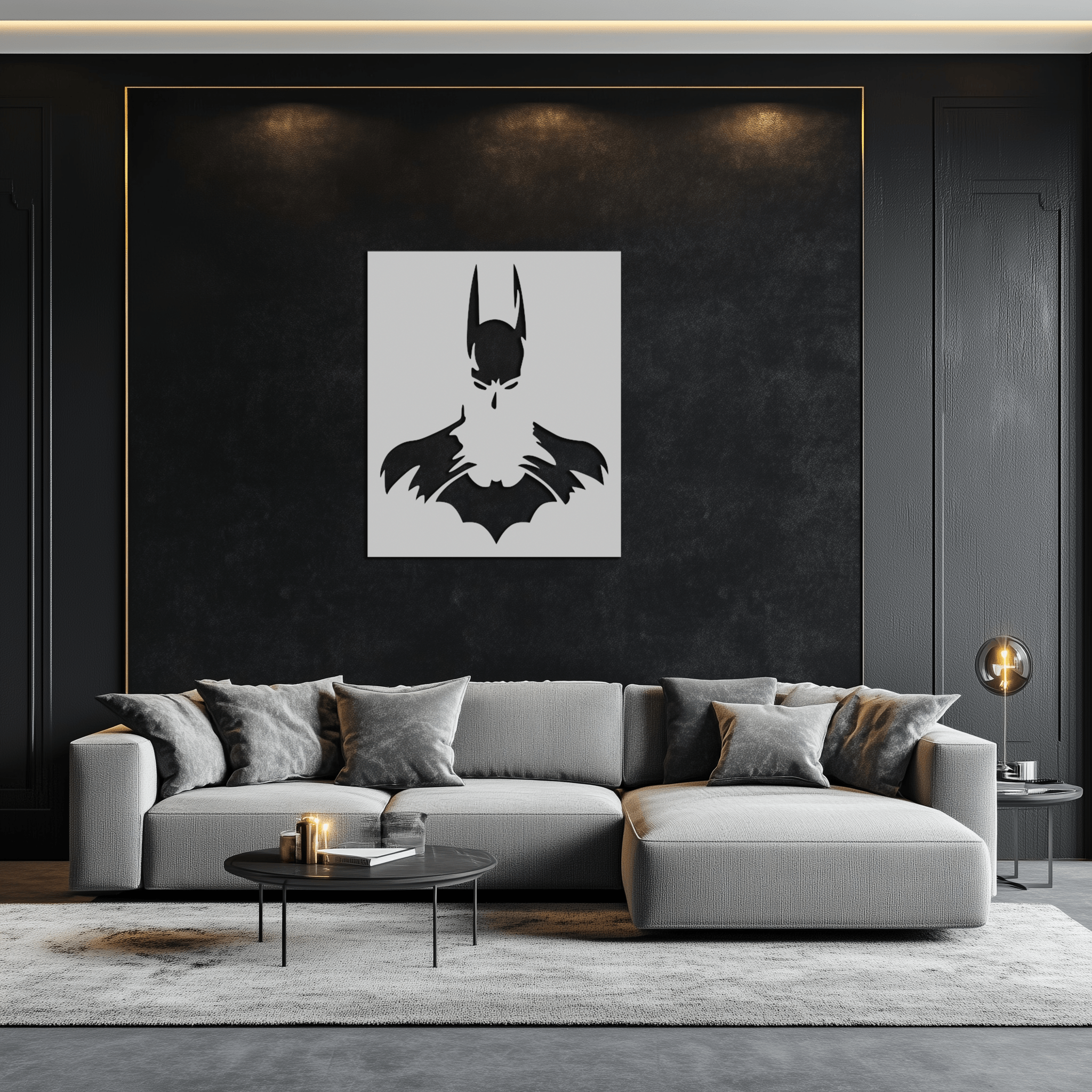 Steel Wall Art Batman Dark Knight Modern Design Premium Decor