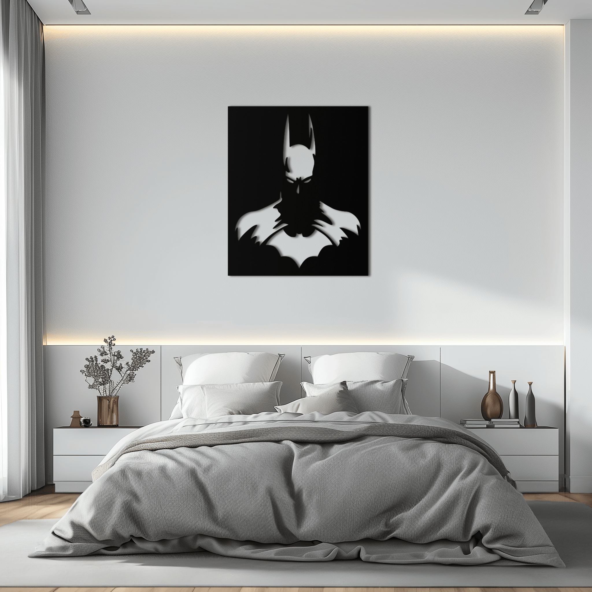 Steel Wall Art Batman Dark Knight Modern Design Premium Decor