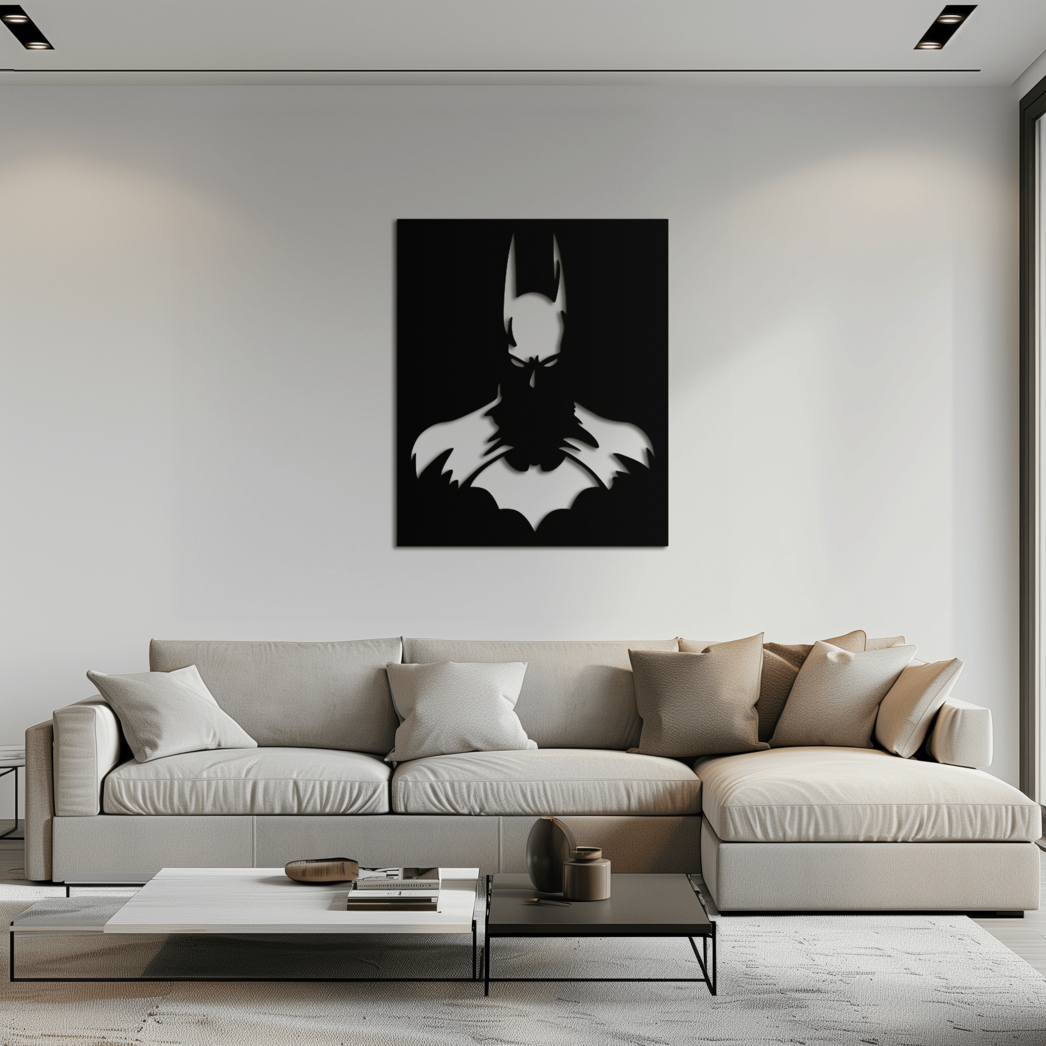 Steel Wall Art Batman Dark Knight Modern Design Premium Decor