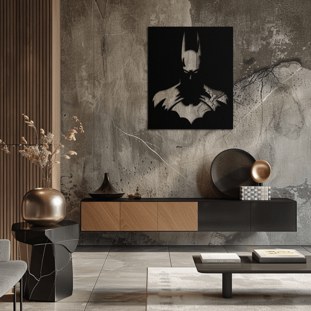 Steel Wall Art Batman Dark Knight Modern Design Premium Decor
