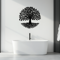 Steel Tree of Life Metal Wall Art - Modern Nature Inspired Decor