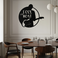 Metal Wall Art Guitarist Silhouette Premium Steel Modern Music Inspired Home Decor