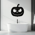 Metal Orange Pumpkin Jack-O'-Lantern Wall Art Halloween Decor