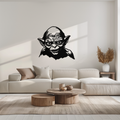 Black Metal Gollum Wall Art - Dark Fantasy Movie Steel Silhouette