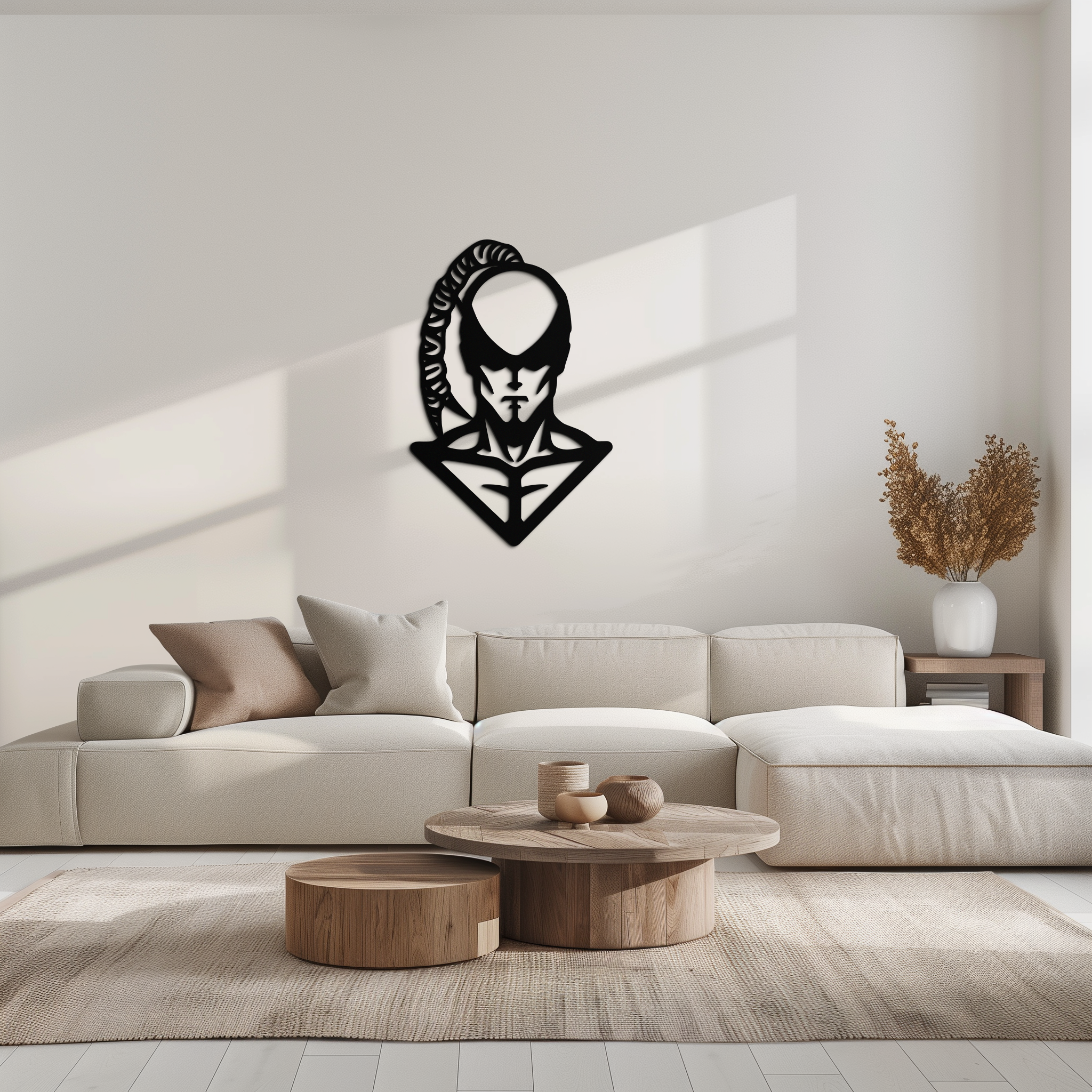 Metal Wall Art Lee Sin Minimalist Contemporary Gaming Design