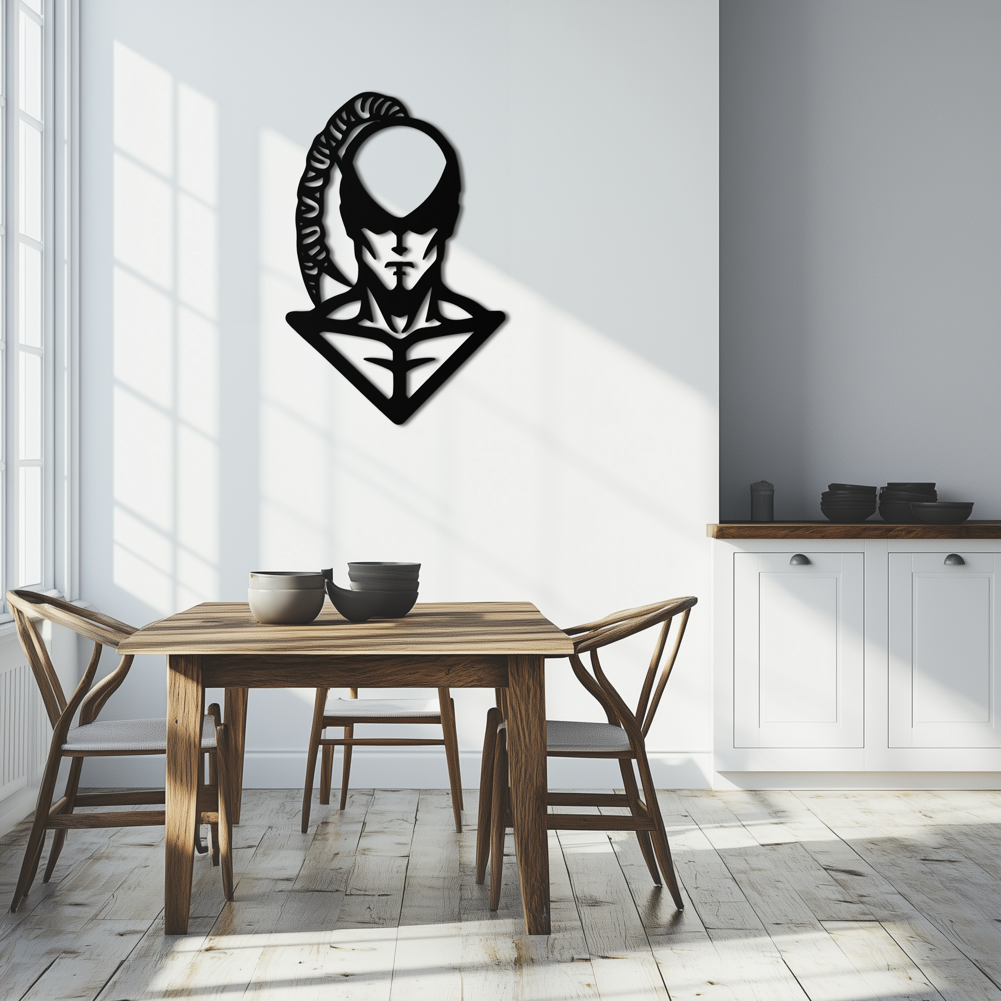 Metal Wall Art Lee Sin Minimalist Contemporary Gaming Design