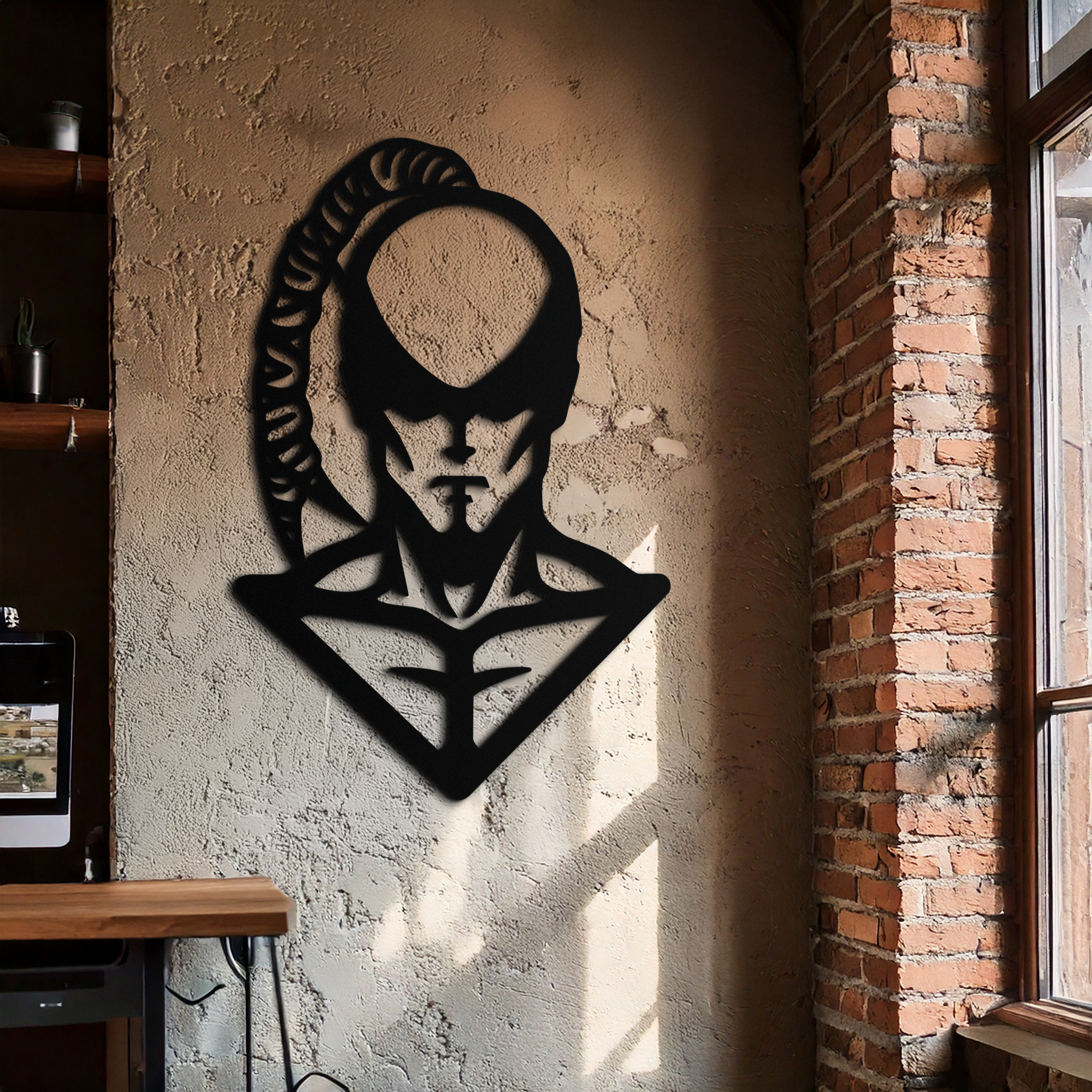 Metal Wall Art Lee Sin Minimalist Contemporary Gaming Design