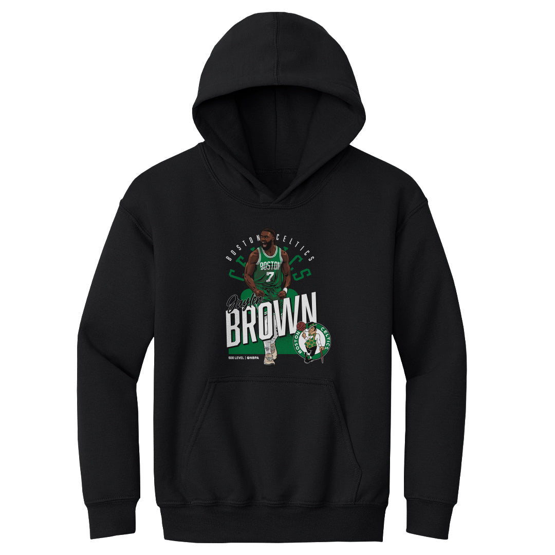Jaylen Brown Boston Celtics Shield WHT