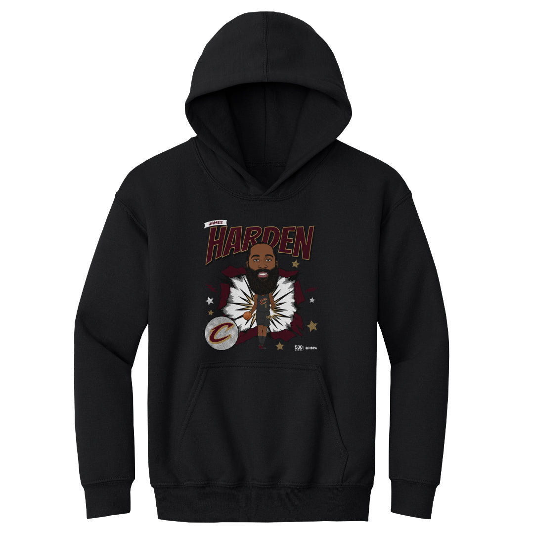 James Harden Cleveland Cavaliers Caricature WHT