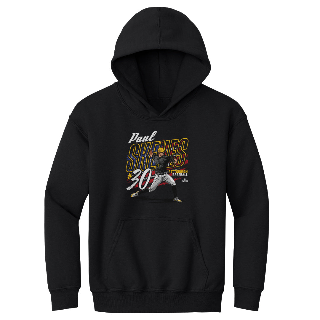 Paul Skenes Pittsburgh American Flag WHT