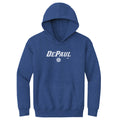 DePaul Blue Demons Volleyball Minimalist WHT
