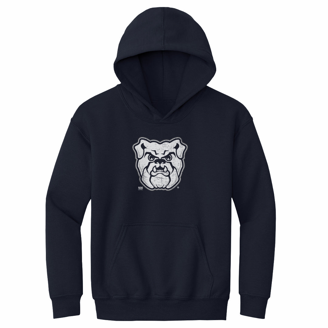 Butler Bulldogs Bulldog Vintage Logo WHT