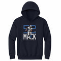 Khalil Mack Los Angeles C Bold Number WHT