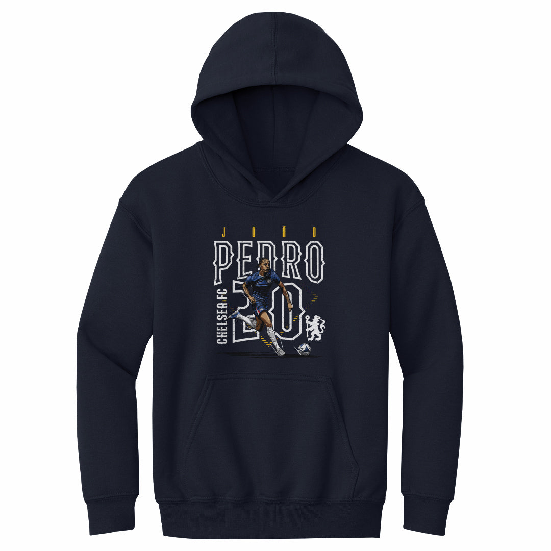 Joao Pedro Chelsea FC Outline Number WHT