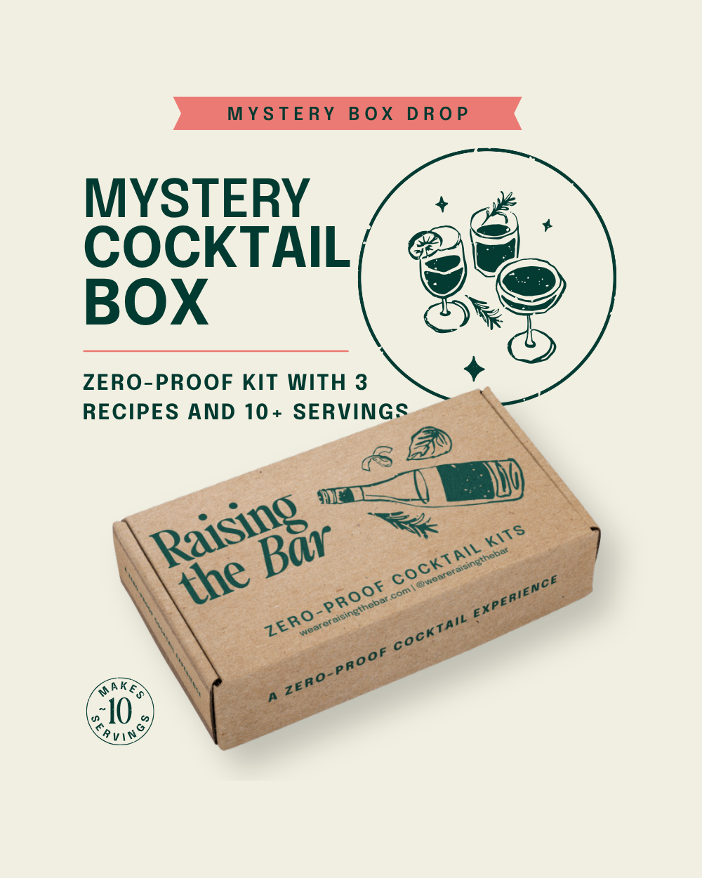 Mystery Zero-Proof Cocktail Kit