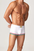 Men’s Cotton Boxer Briefs – Solid Color Streetwear Style