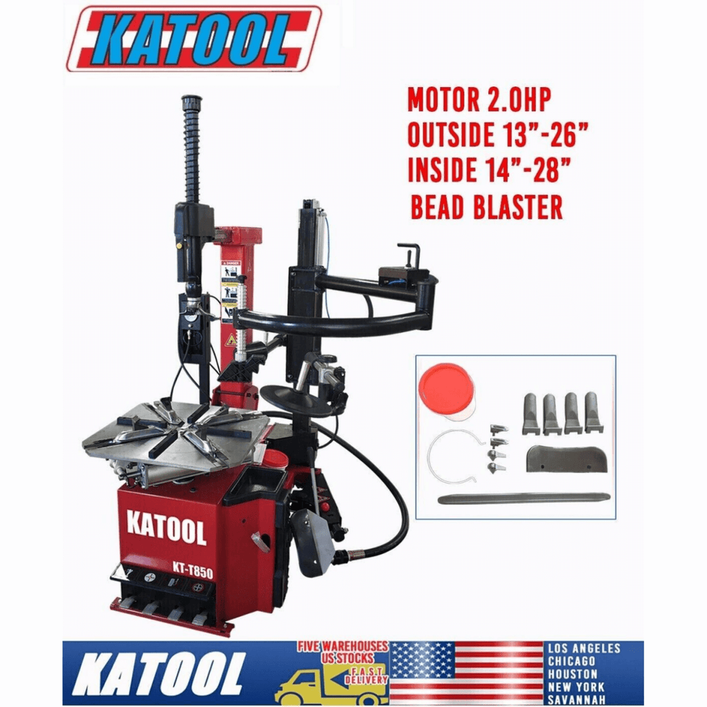 Katool KT-T850 Tire Changer & KT-B750 Wheel Balancer Combo