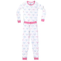 Kids Tennis Bows Long PJ Set
