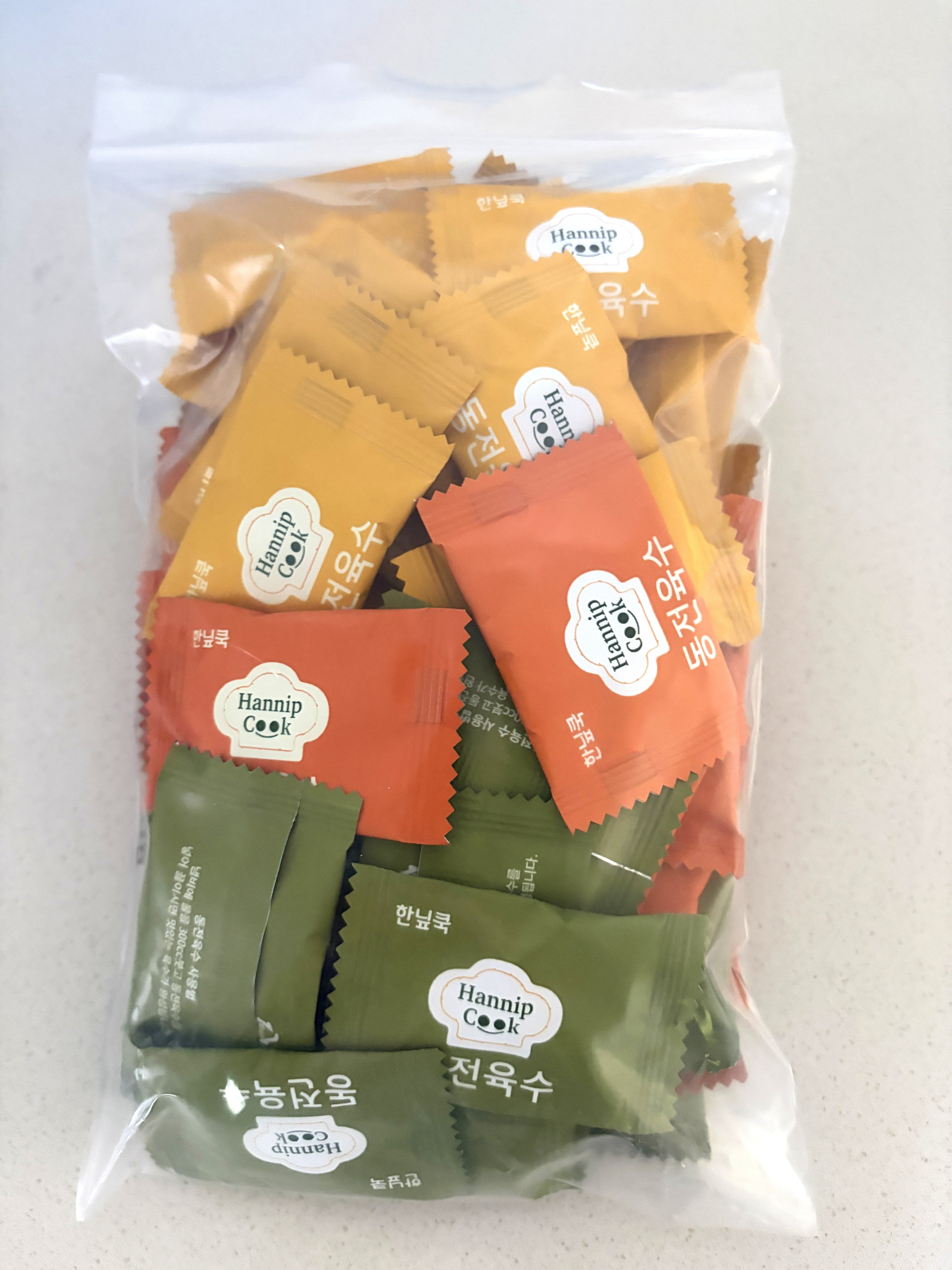 Premium Broth Coins (Mixed 3-Flavor)4g x 60 tablet