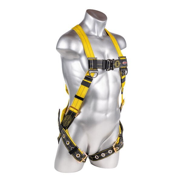Kapture 5 Point  Element Full Body Harness - 3 D-Rings - QC Chest - Tongue Buckle Legs - Revolta Oil & Water Rep Webbing - All Sizes