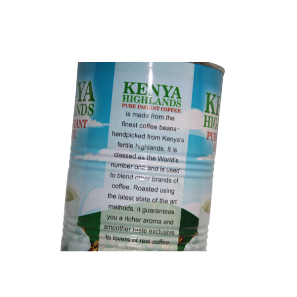 KENYA HIGHLANDS PURE INSTANT COFFEE 250g