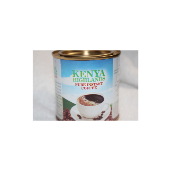 Kenya Highlands Pure Instant Coffee 50g package front display