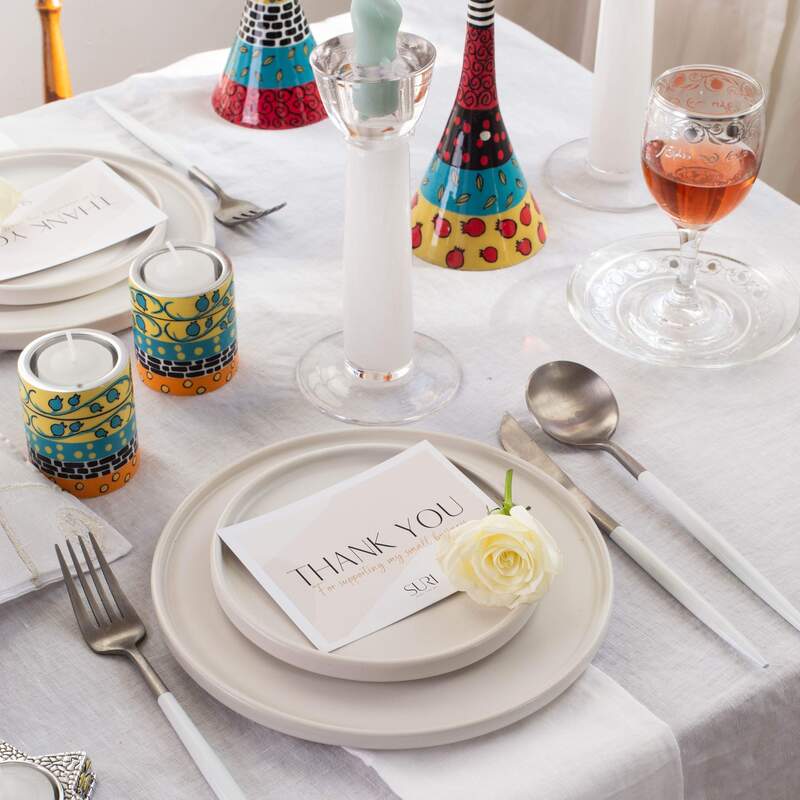 Classic transparent Kiddush cup